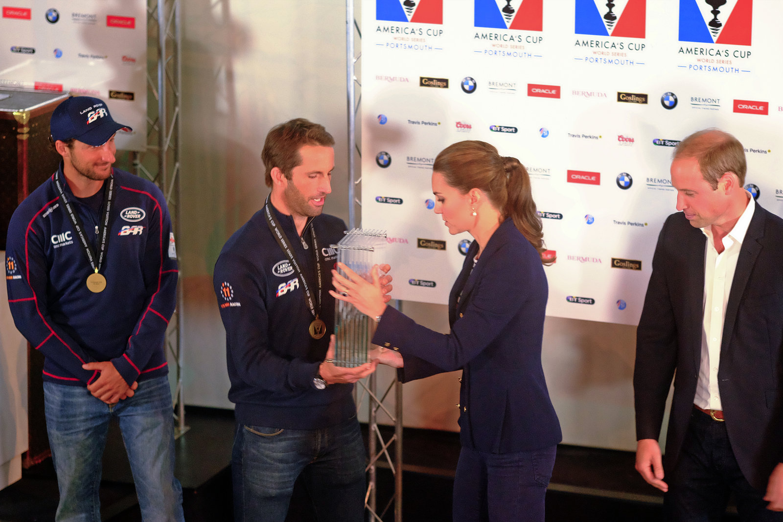 America's Cup Portsmouth 2015 Sunday Awards Ceremony William & Kate 9
