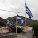 Fahnenparade auf der Insel Symi