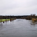 Ruhr von der Schwimmbrücke Holtey aus (Essen-Burgaltendorf) / 10.02.2024