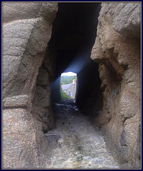 Porthgwarra. Tunnel for boats - and people!