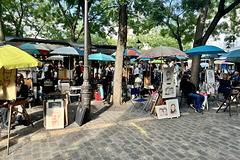 Paris 2024 – Portrait painting at the Place du Tertre