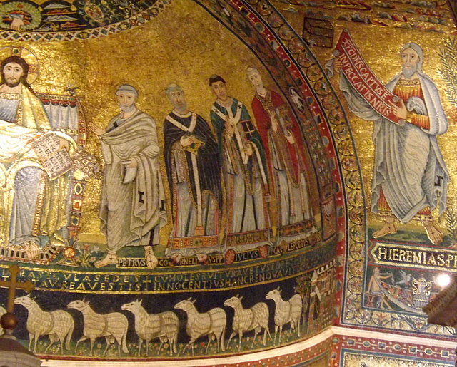 Detail of the Mosaic in the Apse of Santa Maria in Trastevere, June 2012