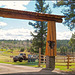 Gate at a nearby ranch.