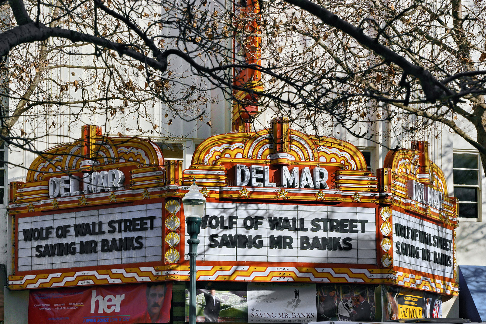 Art Deco Marquee – Pacific Avenue, Santa Cruz, California