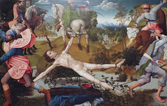 Detail of The Martyrdom of St. Hippolytus in the Boston Museum of Fine Arts, January 2018