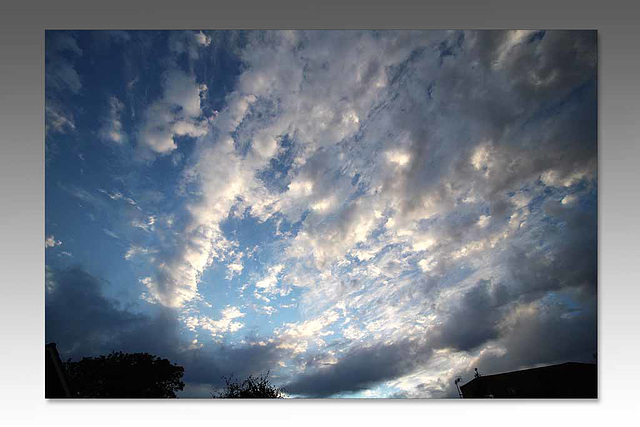 As sunset approaches - East Blatchington - 10.7.2015