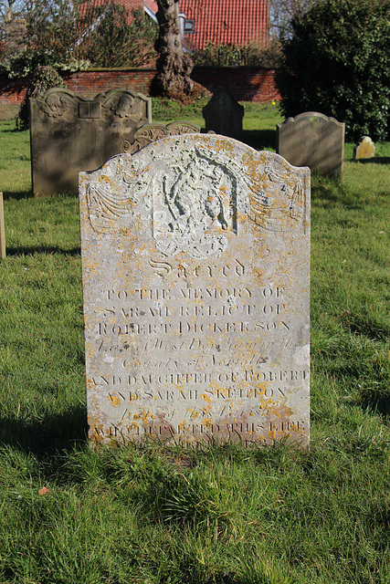 Memorial in Saint Peter's Churchyard, Yoxford, Suffolk