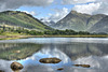 Lower Glen Etive across Loch Etive, Argyll, Scotland