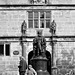 Homeless men join Charles Darwin outside Shrewsbury library