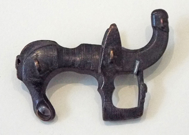 Wild Boar Fibula in the Archaeological Museum of Madrid, October 2022