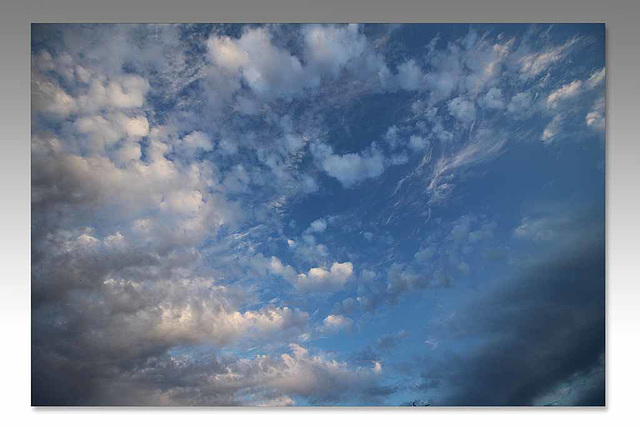 Evening clouds - East Blatchington - 10.7.2015