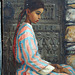 Tableau Oriental . Art Traditionnel . Puces de Vanves .