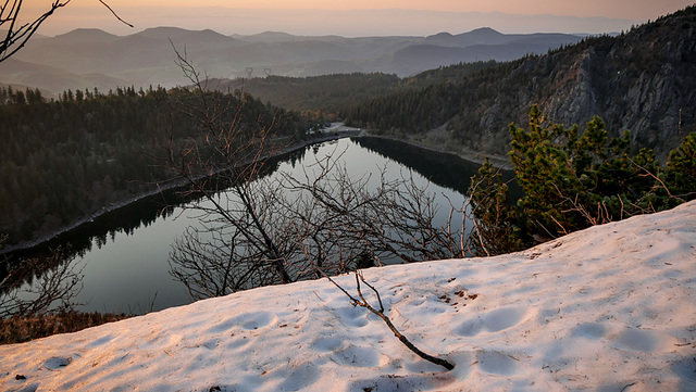 interlude Vosgien : petit jour sur le lac Blanc