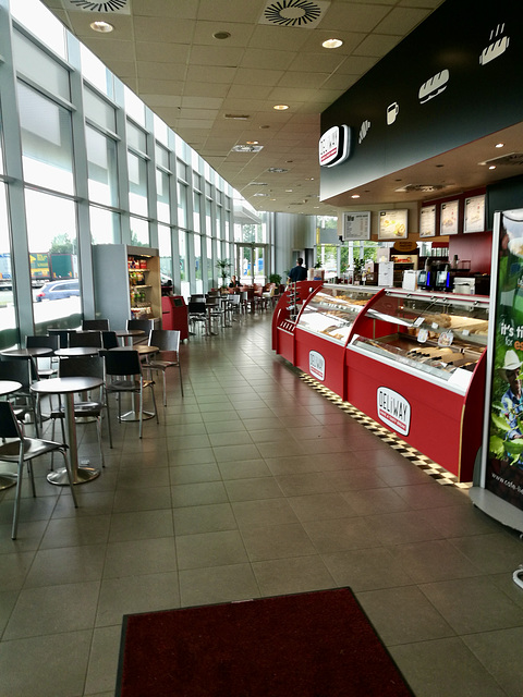 Roadside restaurant in Belgium