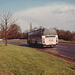 Ambassador Travel LL757 (SPW 103R) at Barton Mills – 13 Apr 1985 (14-5)