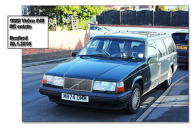 1995 Volvo 940 SE estate  Seaford - 30.1.2015