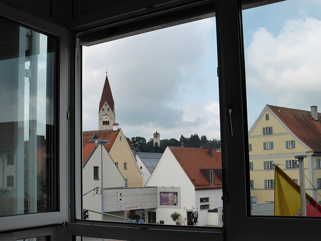 Blick aus dem Fenster