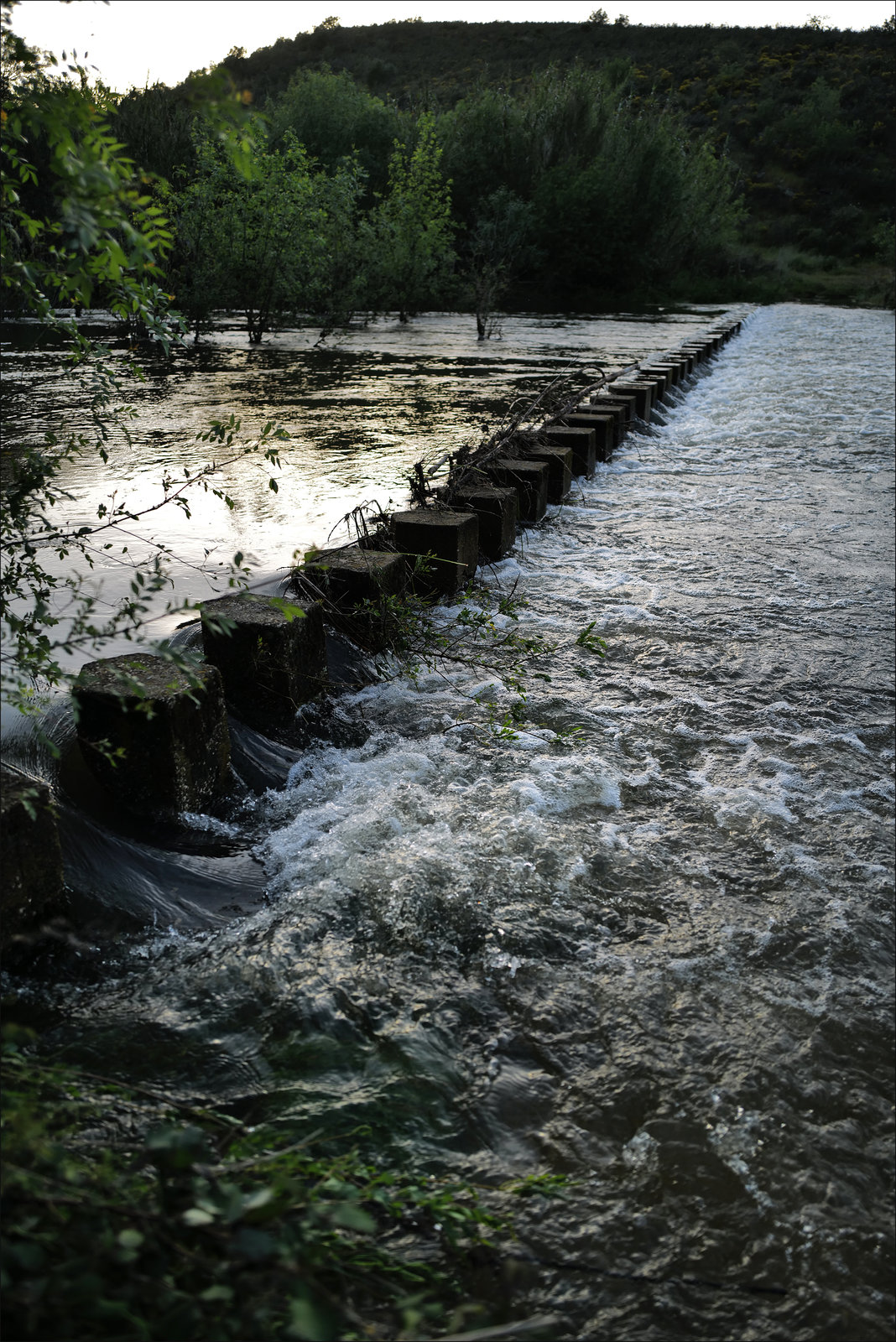 Ribeira do Vascão, the flooded ford