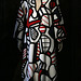 Jean Dubuffet . Robe en crêpe-satin peinte à la main . Musée des Arts Décoratifs . Faut aimer l'Art brut ...