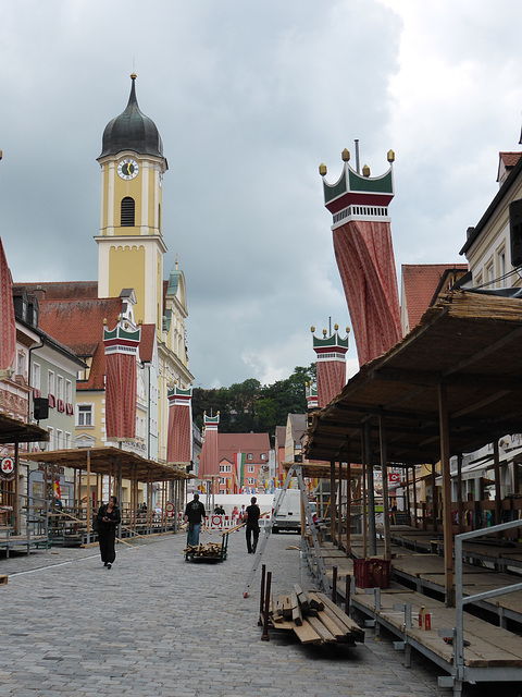 Vorbereitung Tänzelfest