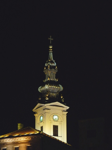 Belgrade- Saint Michael's Cathedral by Night