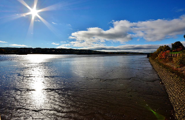 Low Tide on the River Tyne,Newcastle