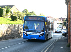 Stagecoach East Midlands 36518 (FX12 BVA) in Blidworth - 14 Sep 2022 (P1130310)