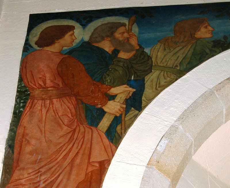 Henry Holiday Chancel Decoration, Holy Trinity Church, Casterton, Cumbria