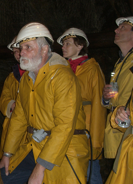 Untertage im Schaubergwerk im Preßnitztal.