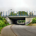 Schattbachstraße, Autobahnbrücke der neuen A448 (Bochum-Laer) / 7.05.2022