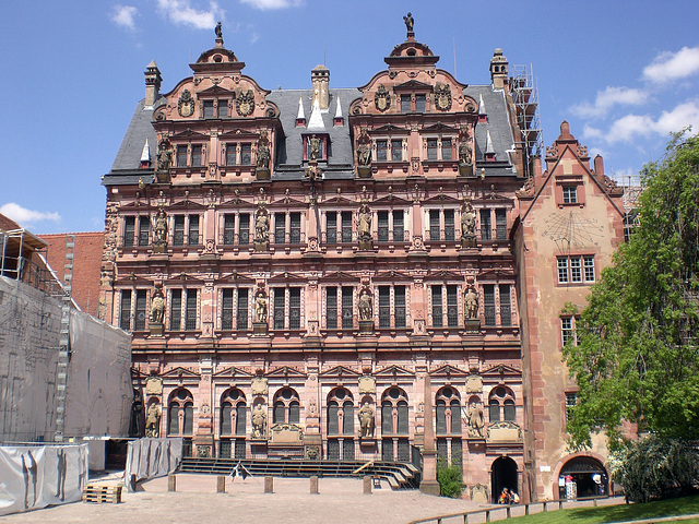 Fassade von Schloss Heidelberg