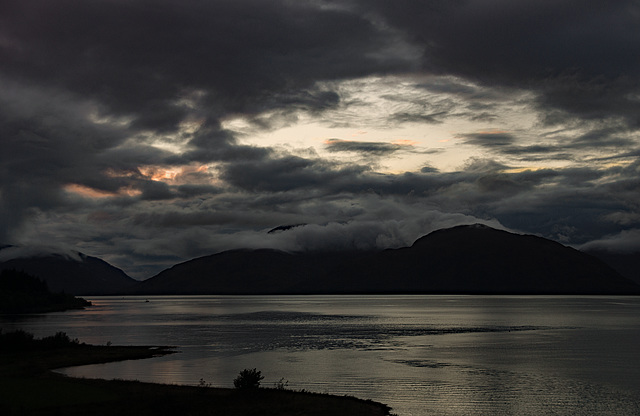 O'er Loch & Mountain As Night Closes In