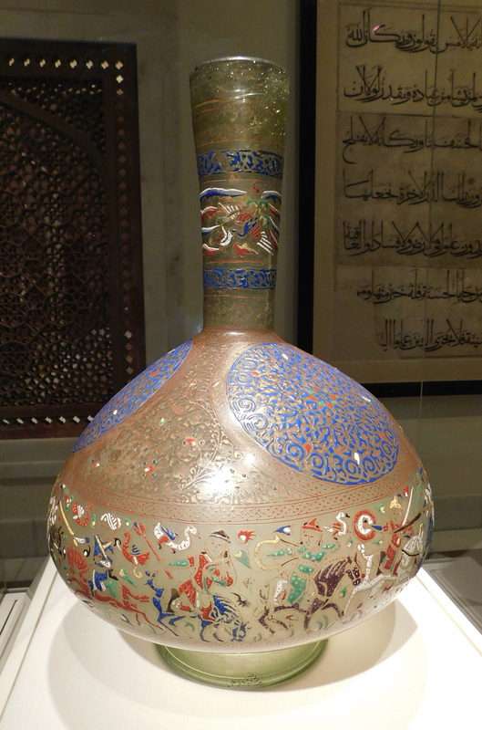 Islamic Glass Bottle in the Metropolitan Museum of Art, September 2019