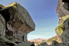 Millstone Quarry and 'Cioch Block' 2 HDR