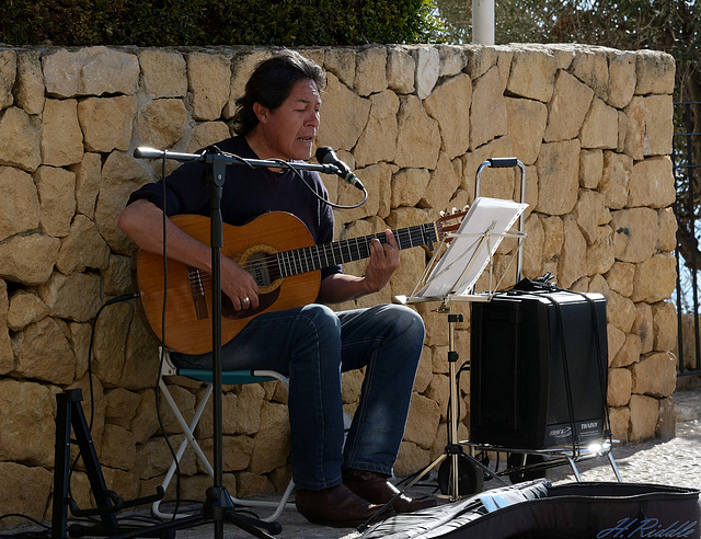 Street Musician in Altea