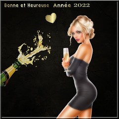 BONNE ET HEUREUSE ANNEE 2022 Au menu 2022 : velouté de santé, hors d'œuvres de bonheur, filet d'amour sauce tendresse et café d'amitié