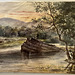 The Tummel Ferry, a watercolour by William Martin Conway, later Lord Conway of Allington, in 1886.