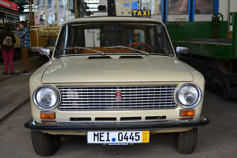 Leipzig 2015 – Straßenbahnmuseum – Lada taxi