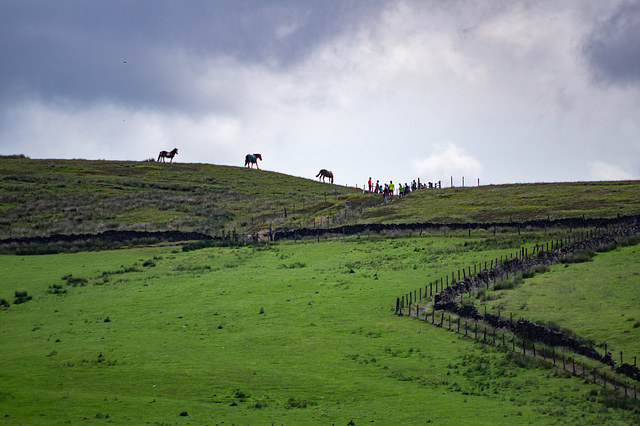 The track over Cown Edge