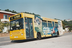 Jersey bus 22 (J 74393) at St. Brelade's Bay - 4 Sep 1999