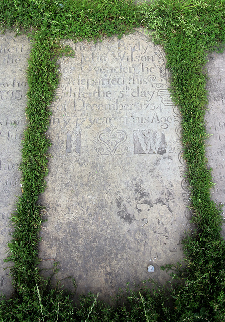 Memorial to John Wilson, St Mary's Church, Illingworth, Suffolk
