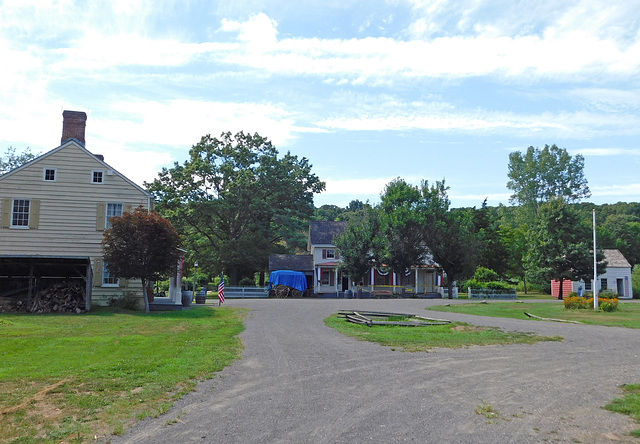 The Center of Town in Old Bethpage Village, August 2022