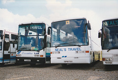 Neal’s Travel coaches at Isleham – 22 Feb 1998 (380-15)
