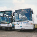 Neal’s Travel coaches at Isleham – 22 Feb 1998 (380-15)