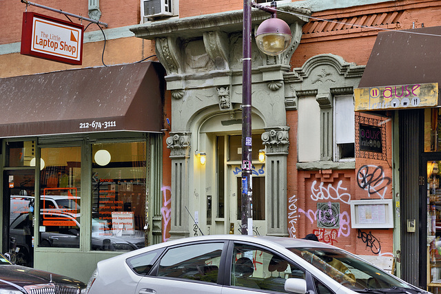 The Little Laptop Shop – Clinton Street below Houston Street, Lower East Side, New York, New York