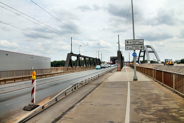 Ruhrorter Straße, Karl-Lehr-Brücke (Duisburg-Ruhrort) / 22.07.2023