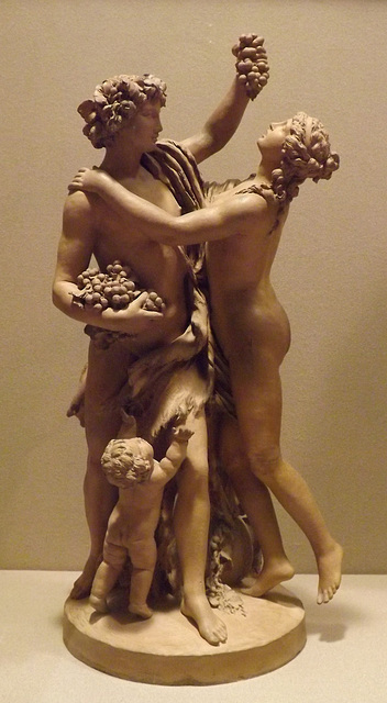 Bacchus, Nymph, and Child with Grapes by Clodion in the Metropolitan Museum of Art, February  2014