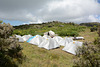 Ethiopia, Tents in Simien Mountains