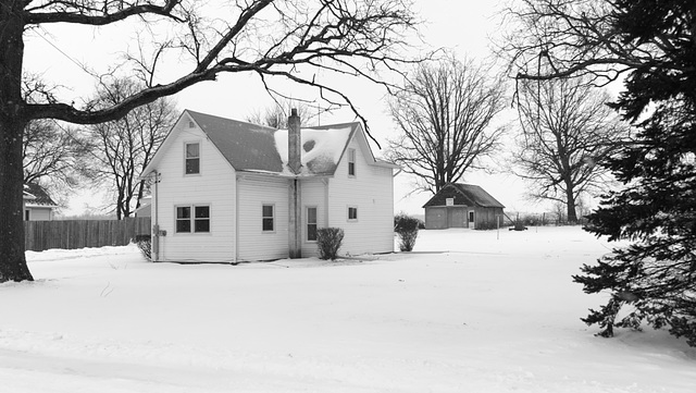 House, with shed