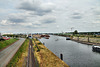 Blick auf den Rhein-Herne-Kanal mit Hafenanlagen (Duisburg-Ruhrort) / 22.07.2023